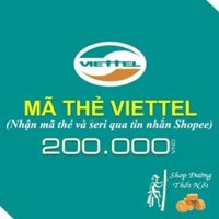 Mã thẻ cào điện thoại Viettel 200k