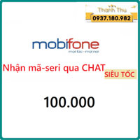 Mã thẻ Mobifone 100K