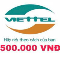 Mã thẻ viettel 500k giảm 50%