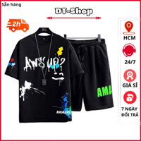 [Mã THOINAM30 giảm 30K đơn 53K] Đồ bộ nam hè FREESHIP Set đồ thể thao nam mặc nhà Phối màu đẹp chất thun thoáng mát mẫu