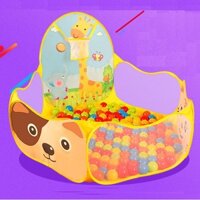 [Mã TOYDEC hoàn 20K xu đơn 50K] Combo lều bóng rổ và 100 trái bóng cho bé( lều hươu)