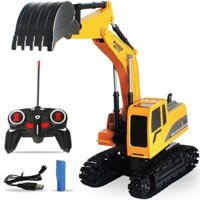[Mã TOYDEC hoàn 20K xu đơn 50K] Đồ Chơi Trẻ Em Máy Xúc Điều Khiển Từ Xa Tần Số 2.5G