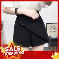 [Mã WAFSF28 giảm 15% đơn 20k] Quần Giả Váy Chữ A Phối Cúc - Hàng nhập khẩu