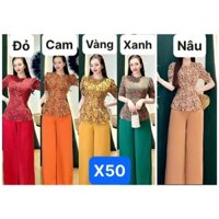[Mã X50] Sét Bộ bà ba tôn dáng sang trọng