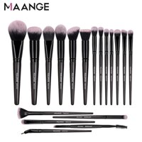 MAANGE Bộ cọ trang điểm 18 cây cọ trang điểm chuyên nghiệp đầu lông mềm mại 51239