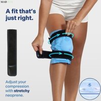 Mabrem Gel Ice Wrap, Gói đá thay thế đầu gối sưng có thể tái sử dụng, phẫu thuật chấn thương chân Trị liệu nén lạnh Gel giảm đau đầu gối Gói đá cho viêm khớp Nước mắt và ACL