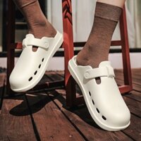 Mặc Bên Ngoài Đế Dày Nhẹ eva Baotou Dép Mùa Thu Slip-On Birkenstock Giày Nam