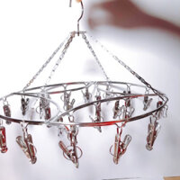 Mắc dù tròn, mắc dù phơi treo quần áo 100% inox xịn d5