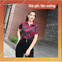 [Mặc Là SANG] Áo thun nữ cổ bẻ thêu logo - MaoMao