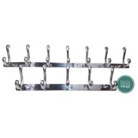MẮC TREO QUẦN ÁO GẮN TƯỜNG TRÊN DƯỚI 5 MÓC, 7 MÓC INOX CAO CẤP