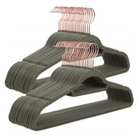 Mắc treo quần áo Songmics Velvet Hanger 50 Pack CRF21G50 màu xám