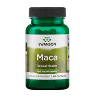 Maca 500mg Swanson 60 viên – Viên uống sinh lý nam