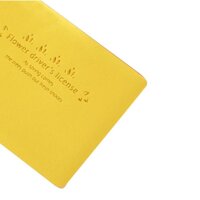 Macaron Color Business Card Holder PU Social Security Card Sleeves - Yellow