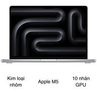 Macbook Pro M5 14" 16GB/512GB Mới (Chính hãng) - Sạc 70W