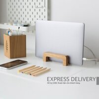 Macbook/Notebook/Phone/Tablet stand dock station - Giá đỡ Macbook/ Notebook/Điện thoại/Máy tính bảng gỗ plywood cao cấp