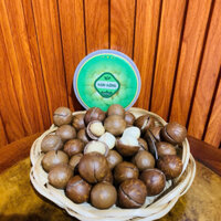 Macca sạch 500gr sấy mộc, size 24/28 nguyên liệu tại chỗ, xuất xứ tại gia lai vùng đất đỏ bazan Tây nguyên