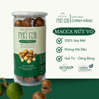 [Macca Tây Nguyên] Hạt Macca sấy nứt vỏ cao cấp túi 500g, hạt mắc ca tách vỏ thơm ngon, bổ dưỡng - Hạt Ngon Phố Núi