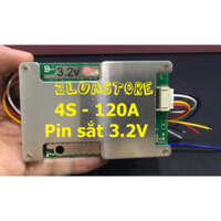 Mạch 4S 120A cân bằng và bảo vệ pin sắt LiFePO4 Lithium Phosphat Pin 32650 3.2V | 20 Mosfet sạc và xả cùng cổng