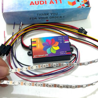 MẠCH AUDI A11 PRO MẪU MỚI DÙNG ĐIỆN THOẠI KHIỂN MÀU CỰC NGẦU, MẠCH LED AUDI XE MÁY SIÊU ĐẸP