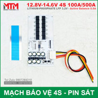 Mạch bảo vệ pin 4S 500A 12.8V pin sắt 3.2V cân bằng chủ động 5.5A chịu tải cao