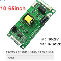 Mạch cao áp Led đa năng cao áp tivi led 10-65 inch vào 10-28V ra 8-165V mạch xanh cuộn cảm vuông