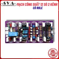 MẠCH CÔNG SUẤT 12 SÒ 2 KÊNH - MẠCH FIP THỦY TINH 2 LỚP - 1 MẠCH
