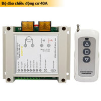 Mạch đảo chiều động cơ từ xa 12-24V 40A kèm remote 433Mhz (loại tốt)