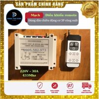 Mạch điều khiển đảo chiều motor (DC, AC )/ (1 pha, 3 pha) bằng remote (220V - 30A)