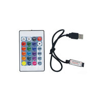 Mạch Điều Khiển LED 5050  3528 RGB 5V Kèm Remote - 5V Remote 24 nút