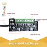 Mạch điều khiển Led Vẫy 8 kênh công suất 6A, Mạch điều khiển Led Liền Dây, Led Đúc OneLED V4.4 [Hàng chính hãng]