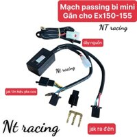 Mạch Gắn đèn trợ Sáng bi mini l4x Cho Ex150 2019, Ex155 Lắp Như Zin Dùng Nút Zin