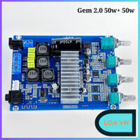 Mạch Gem 2.0, công suất 50w+50w chuẩn Gemaudio,bluetooth 5.0 chỉnh âm sắc tiện dụng từ Loa VN