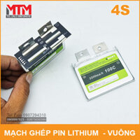 Mạch ghép cell pin lithium ion 3.7V 2200mAh – vuông