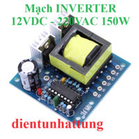 MẠCH INVERTER 12VDC SANG 220VAC 150W, MẠCH TĂNG ÁP