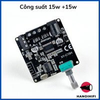 Mạch khuếch đại âm thanh bluetooth XY-C15H 2x15W Class D, triết áp vô cực 360 độ