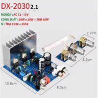 Mạch khuếch đại công suất TDA 2030  2.1