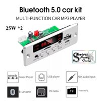Mạch khuếch đại Giải Mã Âm Thanh Bluetooth 5.0 25W *2 Màn LCD 12V JX806BT Amplifier Bluetooth speaker