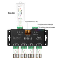 Mạch kích và chia tín hiệu 3 pin cho led argb ws2811 ws2812b sp901e 5-24v