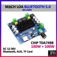 Mạch Loa Bluetooth 5.0 TDA7498 2*100W (XH-A105)