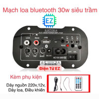 Mạch loa Bluetooth HT-ATX điều khiển từ xa âm siêu trầm 30w, 12V/220V (Tặng kèm đầy đủ phụ kiện)