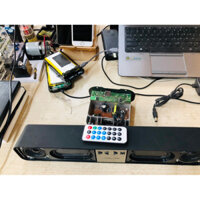 Mạch loa Bluetooth TDA2008A có Remote TẶNG bộ thùng loa ngang