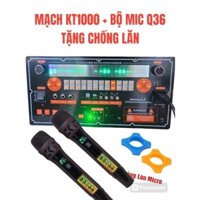 Mạch loa kéo KT1000 Nguồn 45V kèm micro UHF chọn lọc hợp nhất