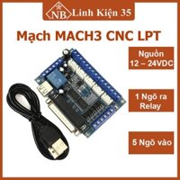 Mạch MACH3 CNC LPT đọc dữ liệu, xuất xung điều khiển....