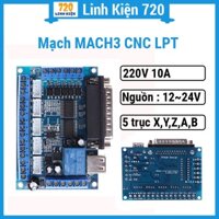 Mạch MACH3 CNC LPT đọc dữ liệu, xuất xung điều khiển....
