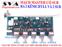 MẠCH MASTER TÍCH HỢP LỌC TÍN HIỆU SUB - KÈM DÂY