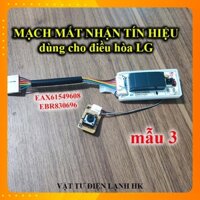 Mạch mắt nhận mặt lạnh điều hoà LG mẫu 3, bo vỉ nhận tín hiệu máy lạnh LG loại Tốt