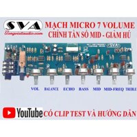 MẠCH MIC 7 LắP RÁP AMPLI GIA ĐÌNH - KÈM DÂY