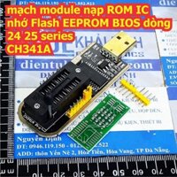 mạch module Máy nạp ROM IC nhớ Flash EEPROM BIOS dòng 24 25 series cổng USB CH341A high speed programmer EZP2019 kde8147