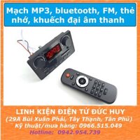 Mạch MP3 bluetooth FM thẻ nhớ (loa kẹo kéo) có remote điều khiển + khuếch đại
