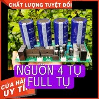 Mạch nguồn 4 tụ nguồn đôi gắn full tụ Rubycon 63V 80V